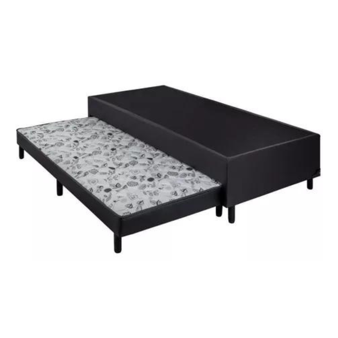 BASE PARA CAMA BOX SOLTEIRO COM AUXILIAR