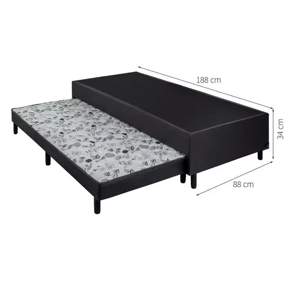 BASE PARA CAMA BOX SOLTEIRO COM AUXILIAR imagem 4
